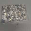 Welecom 1000 Pcs Natural Shell Buttons 10mm 2 Hole Mother of Pearl Round Shell Buttons for Cloth Sewing Craft Buttons