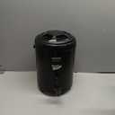 Insulated Beverage Dispenser 2 Gallon, Hot Drink Dispenser with 304 Stainless Steel Interior, Hot Water Dispenser for Parties, Hot Water Urn with Stand for Coffee Chocolate Tea, Black, Non-electric,N5