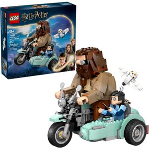 LEGO Harry Potter Hagrid & Harry's Motorcycle Ride Building Toy - Kids Motorcycle Toy for Boys and Girls, Harry Potter Fans, Ages 9+ - Gift Idea for Birthdays - 76443