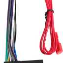 RED WOLF Car Radio Wiring Harness Fit for 2013-Up Jeep Dodge Ram Chrysler Vehicles Install Aftermarket Stereo NAV Receiver Wire Cable Connector Plug