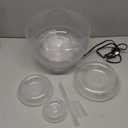 Kusini Drink Fountain for Parties - 1.5 Gal, 3 Tier Punch Bowl Drink Tower, LED Base, 4 Reusable Cups - Drink Dispenser Machine for, Juice, Punch, Pani Puri Fountain for Party Hosting Supplies