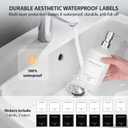 White Glass Soap Dispenser for Kitchen, Dish and Hand Soap Dispenser with Silver Stainless Steel Pump, Modern Kitchen Decor and Accessories (White Bottle/Silver Pump)