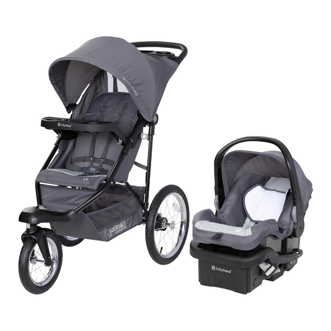 Baby Trend Journey Jogger Travel System, Stellar Grey, Manufactured in 04/14/2025