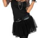 fun shack 80s Pop Star Costumes for Women, Vintage Pop Star Outfit, 80s Halloween Party Costume for Women, L
