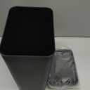 TIPGO Bathroom Trash Can with Lid, 10 Liter/ 2.6 Gallon Slim Garbage Can, Small Trash Bin Waste Basket with Pop-Up Lid for Kitchen, Bedroom, Living Room, Office (Black)