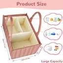Nappy Caddy, Baby Diaper Caddy Organizer, Foldable Bag Organizer with Compartments, Baby Wipes Bag for Mum to Be, size 15"x10"x7"