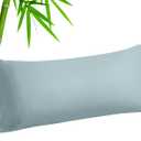 BEDELITE Body Pillow Cover, Rayon Made from Bamboo, Cooling Body Pillow Case Cover for Hot Sleepers and Night Sweats, Breathable & Silky Soft Full Long Pillow Case (Haze Blue, 20x54 Inches)