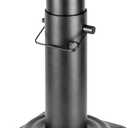 Boat Seat Pedestal,Height Adjustable 11 ½-17 ½ Inches Black Powder Coated Base For Yacht Boat Seat Mount,Ideal for Boating and Fishing Enthusiasts,Reinforced Welded Joints (Adjustable height—11-18" H)
