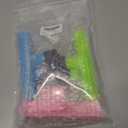 Chip Bag Clips, Wide Open Bag Clips for Food Storage with Heavy Duty Tight Seal Grip, 6 PCS (3 x L, 3 x S)