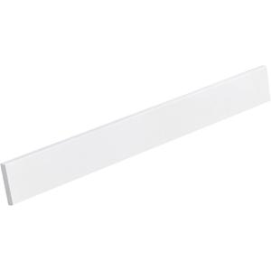 42 Inch Backsplash in Pure White, Quartz Backsplash for Bathroom Vanity Sink Top, 42 in. W x 4 in. H Universal Bathroom Vanity Backsplashes