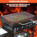 36 Inch Blackstone Griddle Grill Cover with Hinged Hood, 2026 Upgraded Outdoor Hard Grill Cover Compatible with Blackstone Models 1853 1605 1803 1839 1856 1924 5857 1553 2137 5003