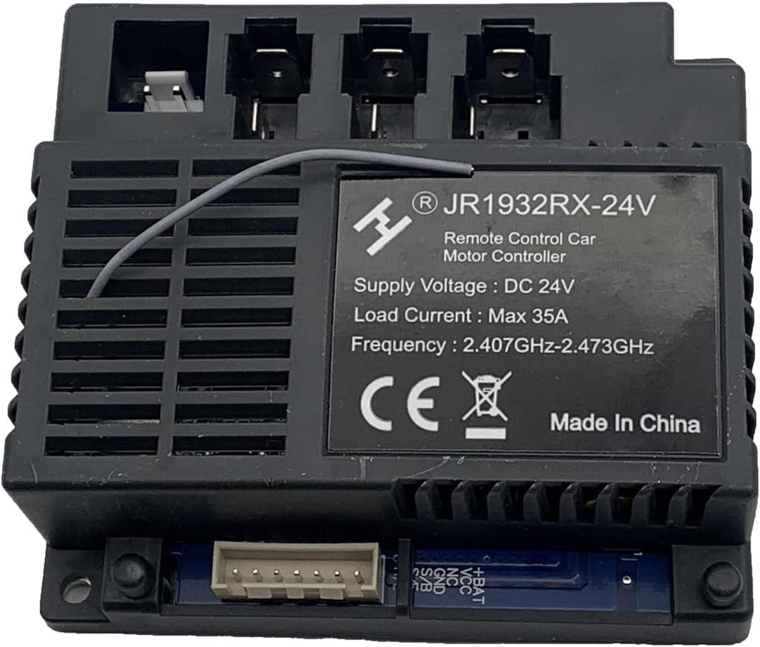 JR1932RX-24V Control Box Receiver Match 2.4G Bluetooth Remote Control, Accessory Receive Controller Signal Install Children's Electric Ride on Kids Car Replacement Parts