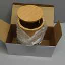 Refillable Wet Wipes Dispenser Disinfecting Wipe Container with Magnetic Lid Stylish Decorative Bamboo Holder for Bathroom Kitchen Countertop Home Office Storage Cleaning(Natural)