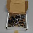 Supet Prong Collar for Dogs, Adjustable Dog Choke Collar Adjustable Dog Pinch Collar with Quick Release Buckle for Small Medium Large Dogs(Packed with One Extra Links) (Metallic)