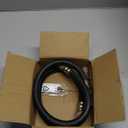 2PCS 3/8 Air Brake Chamber Hose, Dazakoot 3/8 Fit End x 3/8 Swivel End Rubber Air Brake Hose Assembly, SAE J1402 Air Brake Hose for Semi Truck - 24inch