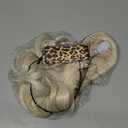 BARSDAR Platinum Blonde Wavy Drawstring Ponytail Extension  20 Inch Drawstring Comb Clip in Ponytail Extensions for Women, Synthetic Natural Looking Curly Wavy Blonde Pony Tails Hairpieces