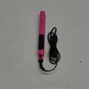 REVLON Ceramic Coated 1 Inch Flat Iron - Hair Straightener Helps Fight Frizz & Enhances Shine for Sleek Styles or Loose Waves, Travel Ready Flat Iron (Pink)