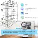 Upgraded Samsung Dishwasher DD82-01073A Lower Rack Assembly Replacement for Samsung Dishwasher Dishrack Modle DW80R5061/DW80R5060/DW80K7050UG /DW80K5050US Series