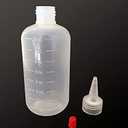  Applicator Bottles with Cap 8oz Oil Bottles for Hair Coloring Dyeing BPA Free (4 Pack)