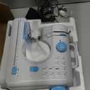 Sewing Machine for Beginners - Portable Electric Hand Mini Sewing Machine with Extension Table 12 Built-In Stitches with 2 Speed Foot Pedal Small Handheld Maquina de Coser Blue