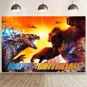 Two Three Kingdoms Godzilla Background Godzilla Vs. Monster King Kong Theme Back 56*38