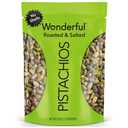 2 x Wonderful Pistachios No Shells, Roasted & Salted Nuts, 24 Ounce Resealable Bag, Protein Snacks, Gluten Free, Healthy Snack (EXP 12/03/26)