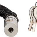 FIGODE Stainless Steel Chain Lock with 4 Same Keys, Rustproof Lock and Chain, Marine Grade Lock for Bike, Moto, Scooter, Boat, Truck and Door. Anti-Theft – 110 CM Long Chain
