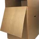 UBOXES Space Saving Wardrobe Moving Boxes 20 x 20 x 34 Inches Moving Boxes, 1-Pack, Kraft/Corrugated (BOXMINIWAR01)
