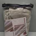 MIULEE Natural White Linen Curtains 84 Inch Long for Bedroom Living Room, Soft Thick Linen Textured Window Drapes Semi Sheer Light Filtering Rod Pocket Back Tab Neutral Farmhouse Cream Ivory 2 Panels