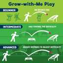 Chuckle & Roar - Family Hop Shot - Outdoor Active Family Game - Dexterity On The Go Challenge - Great for Preschoolers - Ages 3 and Up