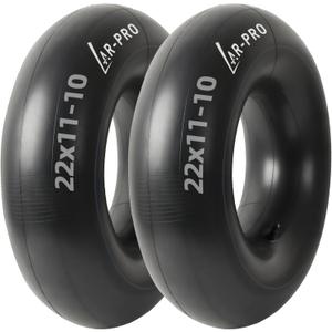 AR-PRO Replacement 22x11-10, 20x10-10 Inner Tubes With TR13 Straight Valve Stems for ATV UTV, Lawn Tractor, Garden Trailer, Golf Cart, Snow Blowers - Made from Durable Butyl Rubber (2-Pack)