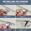 Antimbee Vinyl Siding Hooks Hanger,40 Pack Heavy-Duty Stainless Steel Siding Hooks No Hole Siding Hanging Hanger for Hanging on Patio,Vinyl Siding Clips Applicable to Outdoor or Holiday Decoration