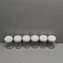 NETANY 6-pack 16oz Glass jars with Airtight Lids, Overnight Oats Containers with Lids, Wide mouth Mason Salad jars, Glass Food Storage Containers for Snacks Yogurt Spice Sugar-White