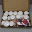Shappy 24 Pack Christmas Snowman DIY Craft 326 Pcs Build Snowman Craft Kit Christmas Decoration Air Dry Modeling Clay for Winter Party DIY Gift Indoor Outdoor Holiday Decoration(Snowman)