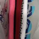 NEWZILL Non Slip Yoga Socks for Women, Grips Socks with Cushion for Pilates Barre Ballet Dance Hospital (3 Pairs) (One Size, 3 Pairs-white/Red/Pink)