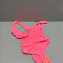 CRIPOM Criss Cross Halter Neck Body Suits for Womens Push up Bodysuit Bodysuits S-3XL (Large, Hot Pink)