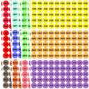 2400 Labels Month Stickers 12 Months of The Year Color Coding Labels Round Monthly Labels Self Adhesive Stickers 50 Per Sheet 12 Colors 1 Inch
