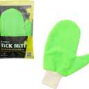TiCK MiTT Green Tick Removal Glove: Gently Remove Ticks from Humans & Pets - Chemical-Free, Durable, Portable, Easy to Use Tick Management Tool for Outdoor Adventures & Everyday Use