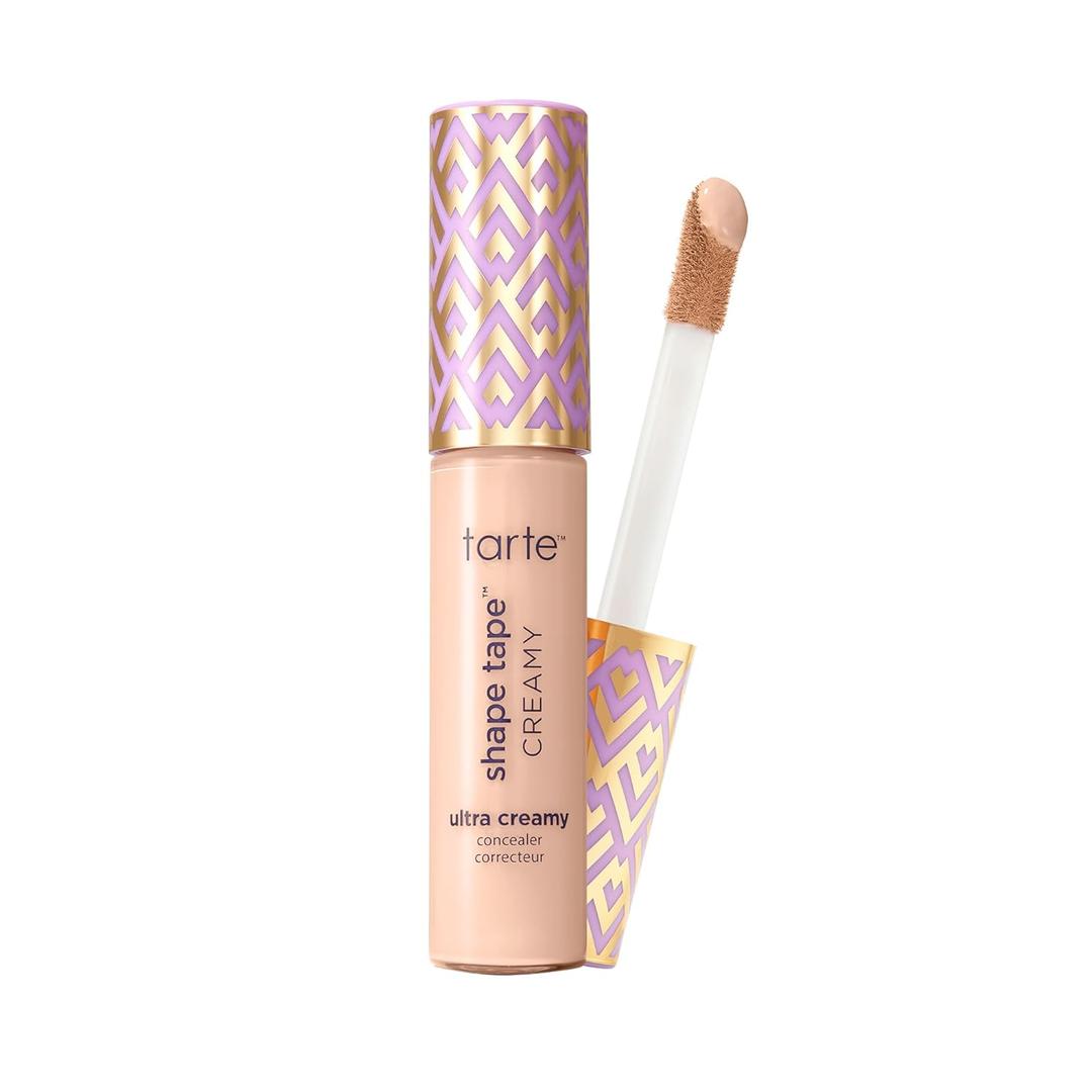 tarte shape tape creamy concealer  Full Coverage Makeup with Built-In Eye Cream, 24HR Hydrating Natural Moisturizing Matte Finish for Redness & Fine Lines, Vegan & Cruelty-Free (20B light (light skin with cool, pink undertones))