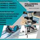 194368-5 110"Track Saw Guide Rail for Makiita Track Saw, 55"x2 Guide Rail for Makita Guide Rail, Include 5m Splinter Guard and 2 Connectors, Perfect for Woodworking Longer Cuts