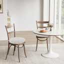 idee-home Round Chair Cushions Set of 4, Round Stool Seat Cushion 16 inch