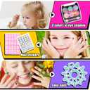 Kids Nail Polish Set for Girls, All in One Nail Art Kit with Nail Dryer/ Glitter Pen/ Nail Pen/ Pess On Nails/3D Nail Charms - Birthday and Christmas Gifts for Girls Ages 5-12