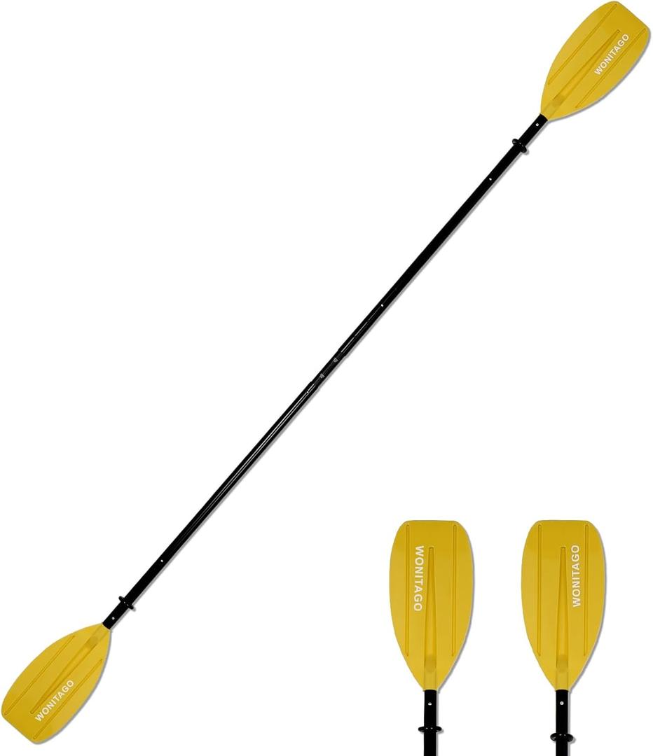 Kayak Paddle, Adjustable and Portable Kayaking Oar, 5-Piece, 220-240 cm/86-94"