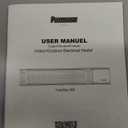Powerscale 1500W Electric Patio Heater, IP65 Waterproof, Remote, Fast Heating, 4 Heat Levels, 24H Timer & Memory Function, Wall Mounted Indoor/Outdoor Heater for Patio, Garage, Backyard, Black