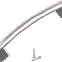 WB15X26821 Door Handle Replacement Compatible with GE Microwave Oven JVM6175SK2SS JVM7195SK3SS JVM6175SK1SS JVM6175EK2ES JVM7195SK1SS, 4464467 AP6024408 PS11736302 EAP11736302