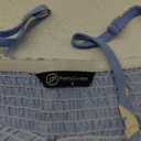 PRETTYGARDEN Boho Jumpsuits Beach Vacation Outfits Spaghetti Strap Wide Leg Pants Rompers, S 