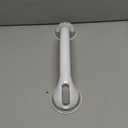 Safe-er-Grip Changing Lifestyles Suction Cup Grab Bars For Bathtubs & Showers; Safety Bathroom Assist Handle, White & Grey, 16 Inches