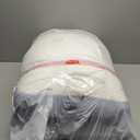 HOMELAB Adjustable Shredded Memory Foam Pillows Queen Size, Cooling Bed Pillows for Sleeping with Removable Cover, Medium Pillows for Side Stomach & Back Sleepers, 2 Packs 20"x28" (White)