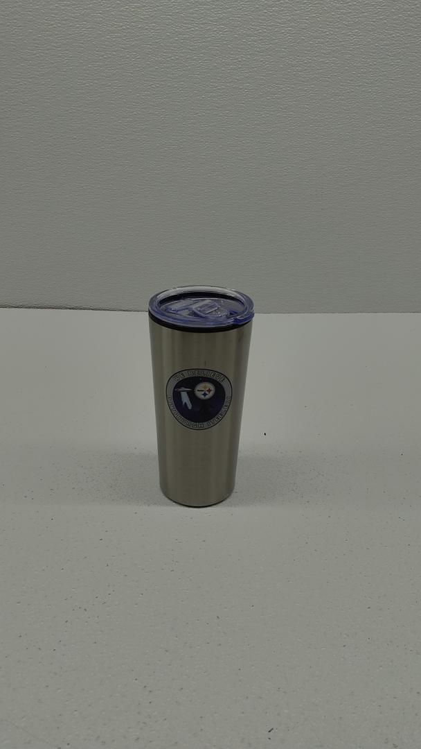 Cowboy Bigfoot We Believe Pittsburgh Steelers Stainless Tumbler 