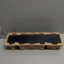 GE Pro Bar Indoor TV Antenna, Modern Design, TV Antenna for Entertainment Center and Home Decor, Digital, HDTV Antenna, Smart TV, 4K 1080p VHF UHF, Coax Cable, Reversible Black White, 33683